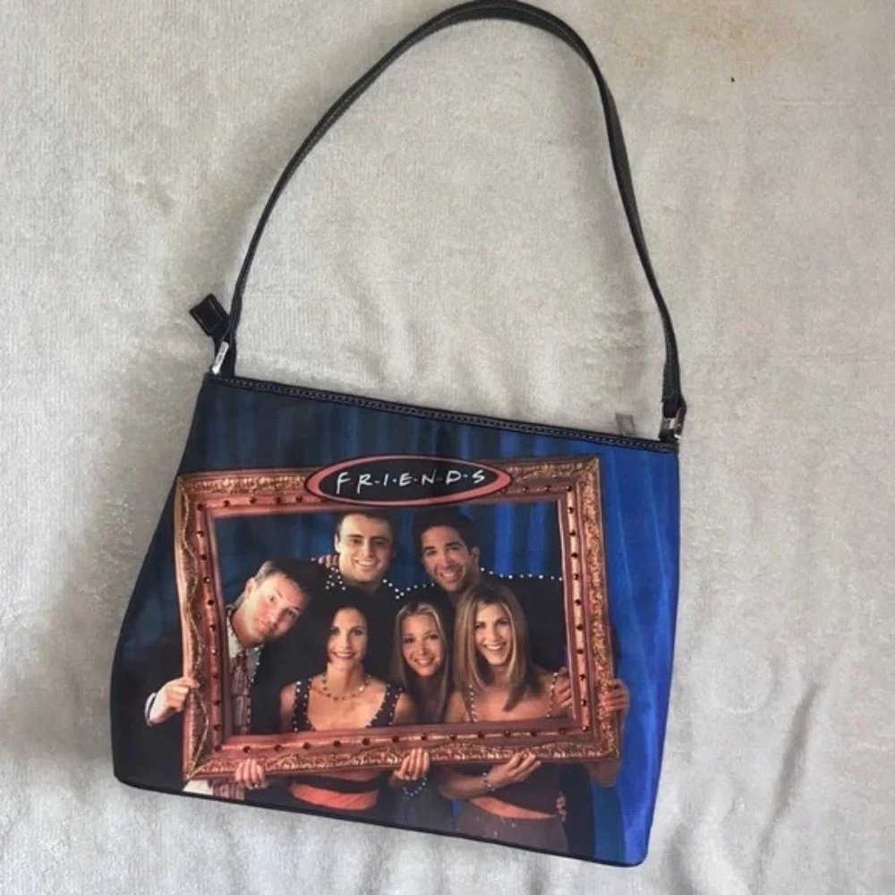 F·R·I·E·N·D·S Collector's Item! Bedazzled on one side Character Tote Purse NWOT